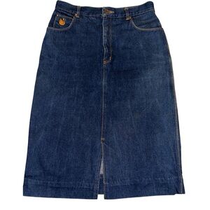Vintage Gloria Vanderbilt 80’s denim skirt sz 12